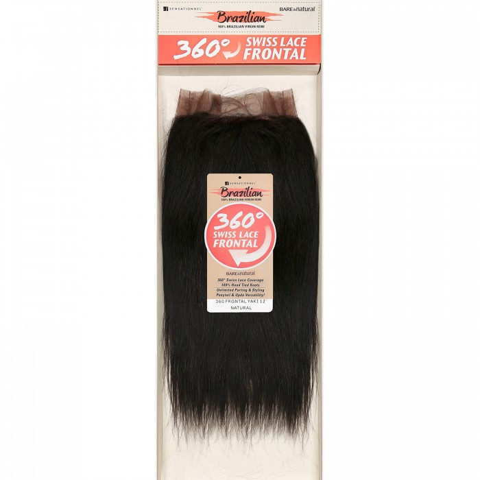 SENSATIONNEL BRAZILIAN VIRGIN REMY HUMAN HAIR WEAVE BARE NATURAL 360