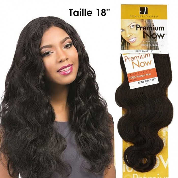 SENSATIONNEL PREMIUM NOW 100% HUMAN HAIR BODY WAVE 18" COLOR 2...