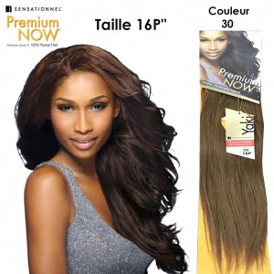 SENSATIONNEL PREMIUM NOW 100% HUMAN HAIR YAKI 16P COLOR 30...