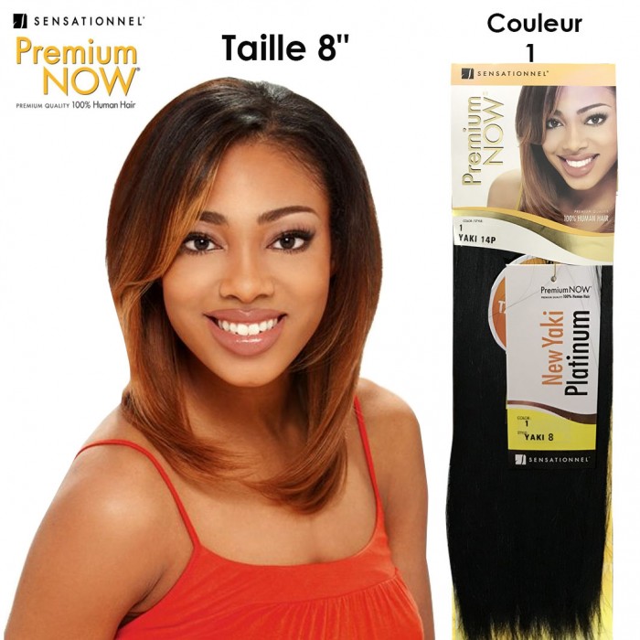 SENSATIONNEL PREMIUM NOW 100% HUMAN HAIR YAKI 8" COLOR 1...