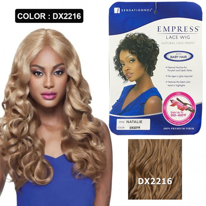 SENSATIONNEL EMPRESS NATURAL LACE WIG NATALIE COLOR DX2216...