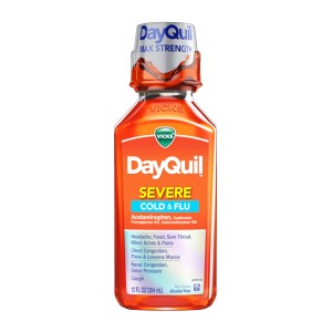 VICKS DAYQUIL MAX STRENGTH SEVERE COLD & FLU...