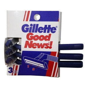 GILLETTE GOOD NEWS 3 RASOIRS...
