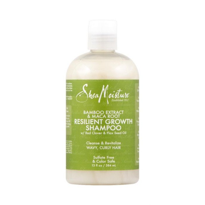 SHEA MOISTURE BAMBOO EXTRACT & MACA ROOT RESILIENT GROWTH SHAMPOO