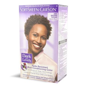 DARK AND LOVELY  FADE RESIST  386 SUCRE BRUN
