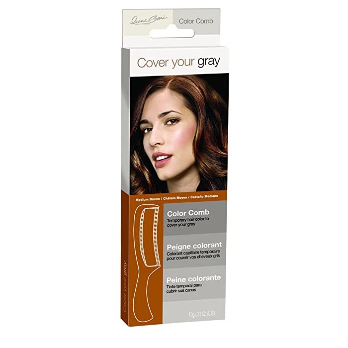 COVER YOUR GRAY COLOR COMB FOR WOMEN CHÂTAIN MOYEN