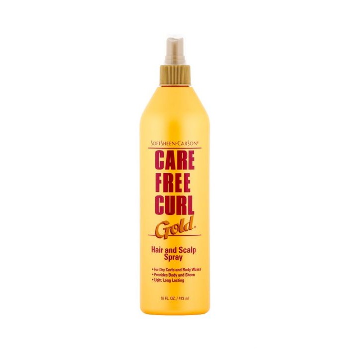 CARE FREE CURL GOLD HAIR AND SCALP SPRAY