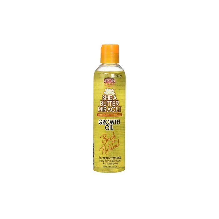 AFRICAN PRIDE SHEA BUTTER MIRACLE MOISTURE INTENSE MIRACLE  GROWTH OIL