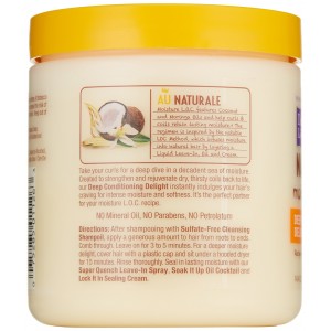 DARK AND LOVELY AU NATURALE MOISTURE L.O.C DEEP CONDITIONING DELIGHT VERSO 2