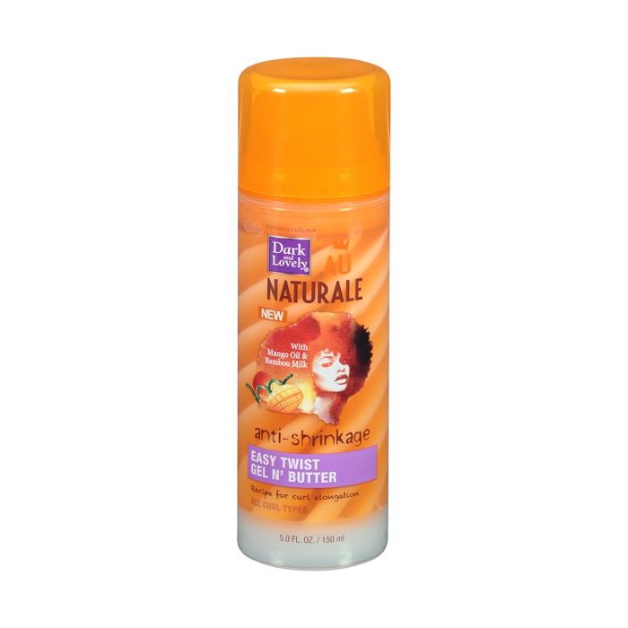 DARK AND LOVELY AU NATURALE ANTI-SHRINKAGE EASY TWIST GEL N' BUTTER