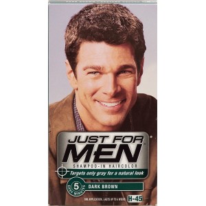 JUST FOR MEN SHAPOO-IN HAIRCOLOR DARK BROWNH45