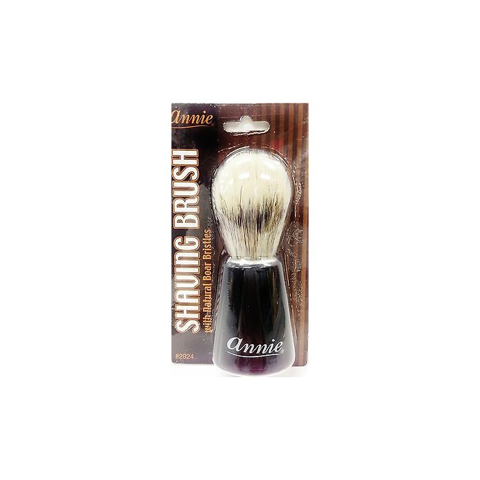 ANNIE SHAVING BRUSH WITH NATURAL BOAR BRISTLES