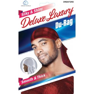 DREAM WORLD DELUXE LUXURY DU-RAG SMOOTH & THICK DRE007GRD