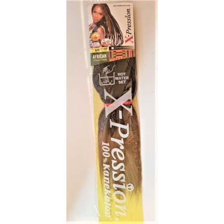 Sensationnel X-pression Vorgedehntes Flechthaar – 2 X 183 Cm, Farbe 613, Kanekalon, Schwer Entflammbar