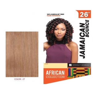 AFRICAN COLLECTION CROCHET BRAID JAMAICAN BOUNCE 26¨COLOR 27