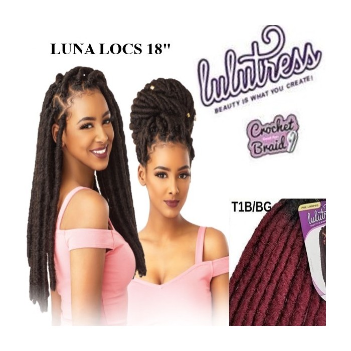 SENSATIONNEL LULUTRESS LUNA LOCS 18" COLOR T1B/BG