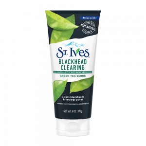 ST. IVES BLACKHEAD CLEARING GREEN TEA FACE SCRUB