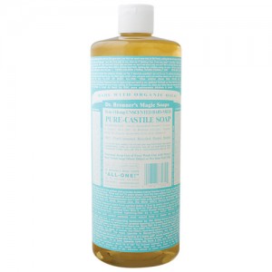 DR BRONNER'S UNSCENTED BABY MILD PURE CASTILE SOAP 946 ml