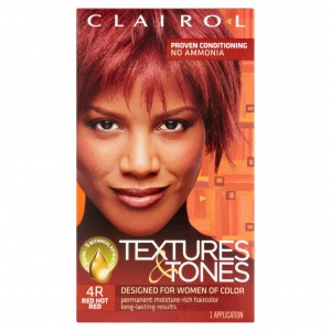 CLAIROL TEXTURES & TONES 4R RED HOT RED...