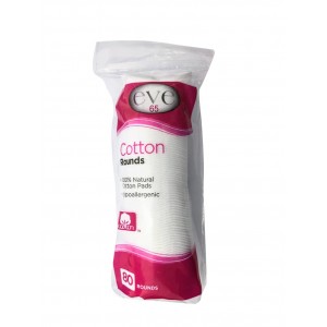 EVE 65 COTTON ROUNDS 80 ROUNDS