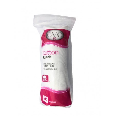 Cotton Rounds 80 EVE 65 COTTON ROUNDS 80 ROUNDS