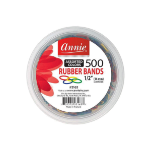 ANNIE RUBBER BANDS ASSORTED COLORS 1/2