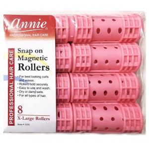 ANNIE PROFESSIONAL SNAP ON MAGNETIC ROLLERS 8 X-LARGE...