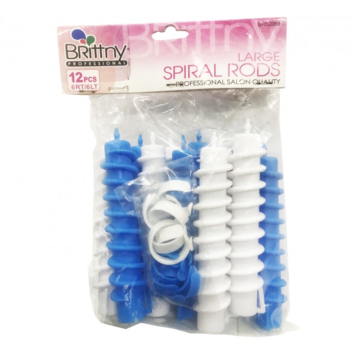 BRITTNY PROFESSIONAL LARGE SPIRAL RODS...