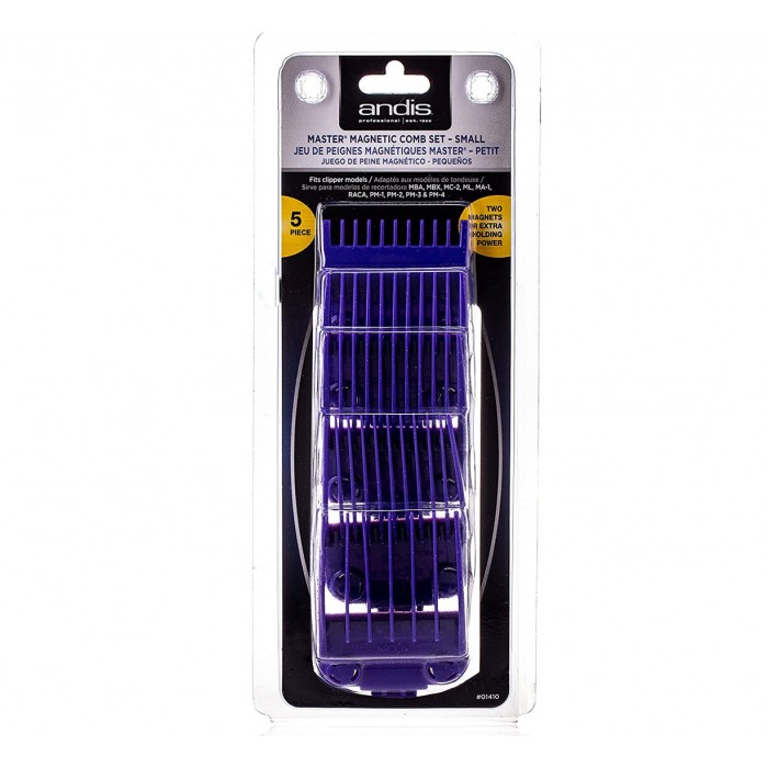 ANDIS MASTER MAGNETIQUES COMB SET SMALL 5 PIECE...